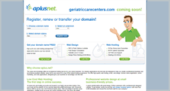 Desktop Screenshot of geriatriccarecenters.com
